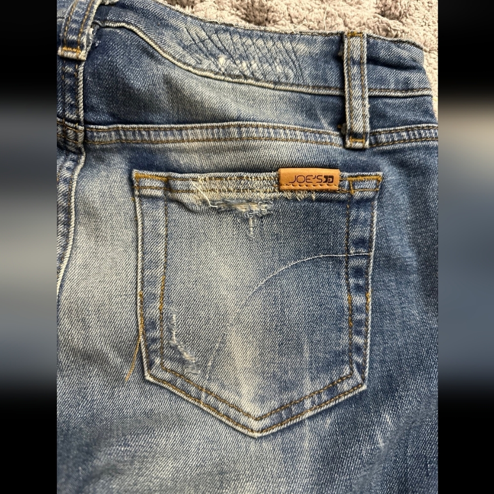 Joe's Jeans Super Destroyed & Repaired Women's Blue Denim Jeans